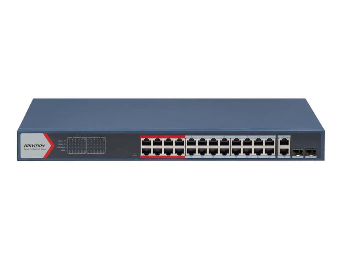 Hikvision 24 Port Fast Ethernet Smart POE Switch