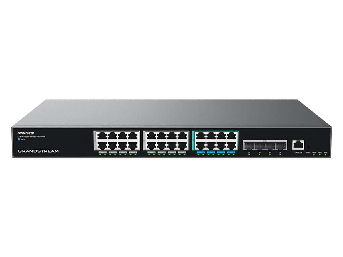 Grandstream Enterprise L3 8 port Managed 2.5GbE PoE++ Switch 240W