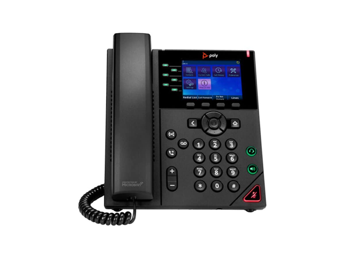 Poly OBi VVX 350 6-Line IP Phone and PoE-enabled
