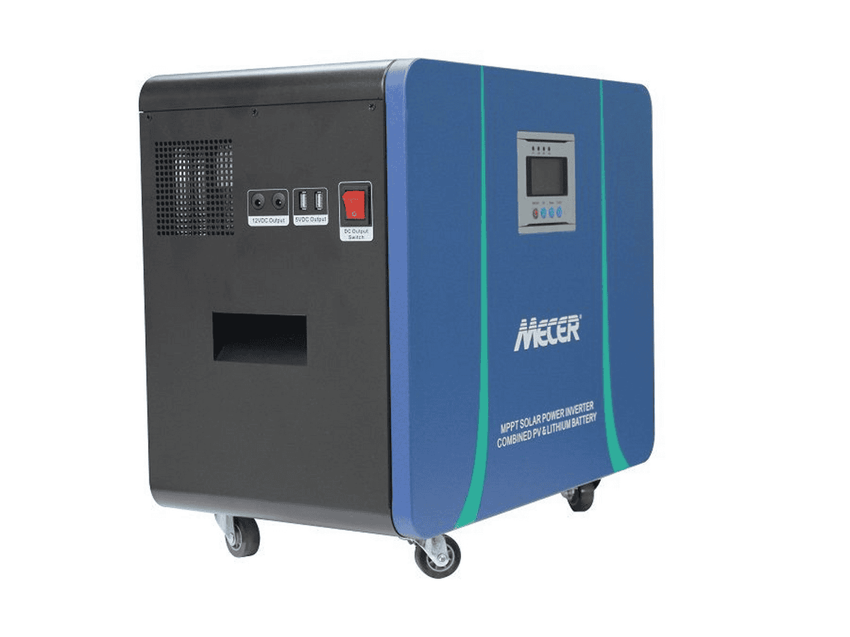 Mecer 2Kw 25.6V 100Ah Lithium Battery 820W MPPT