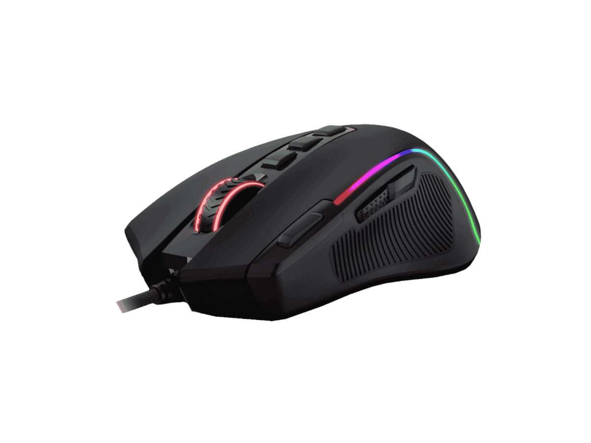 Redragon PREDATOR 4000DPI RGB Ergo Gaming Mouse – Black