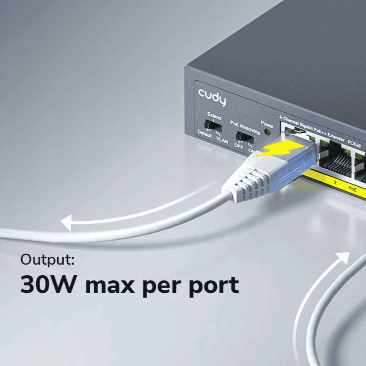 Cudy 4 Port Gigabit PoE 1x PoE Input 60W Switch