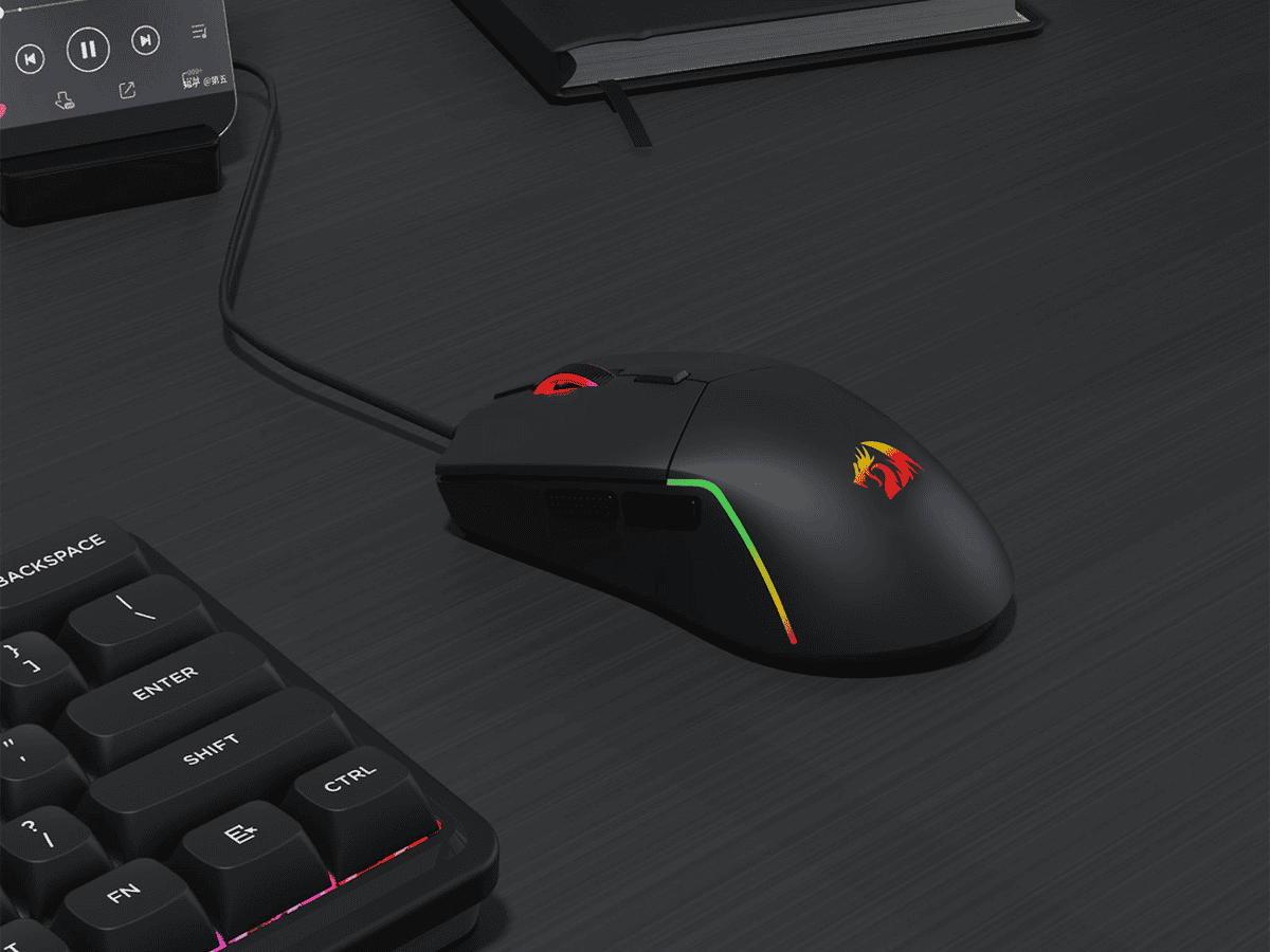 redragon naga rgb 10000dpi wired gaming mouse