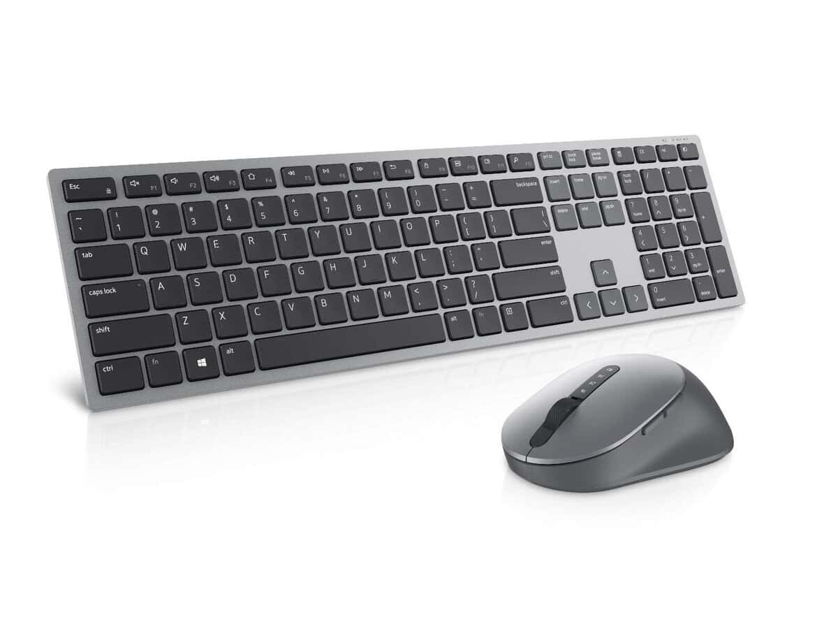 Dell Premier Multi-Device Wireless Keyboard and Mouse – KM7321W – US International (QWERTY)