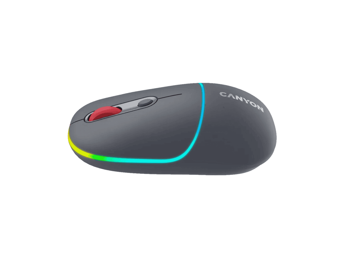 Canyon MW-22 Mouse- Bluetooth/ Wireless, Dark Grey