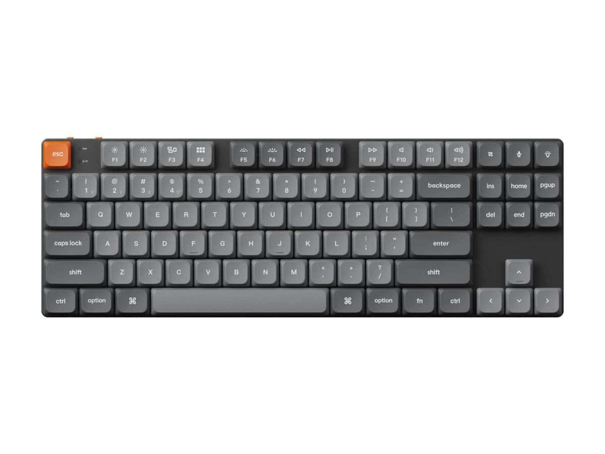 Keychron K1 Max QMK/VIA 80% Wireless Custom Mechanical Keyboard – RED Switches