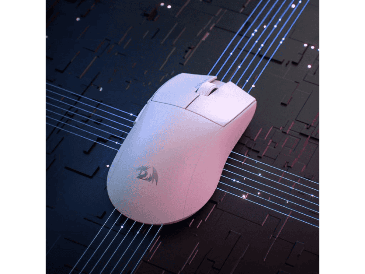 Redragon M916 PRO 1K 3-Mode Wireless Gaming Mouse – Pink