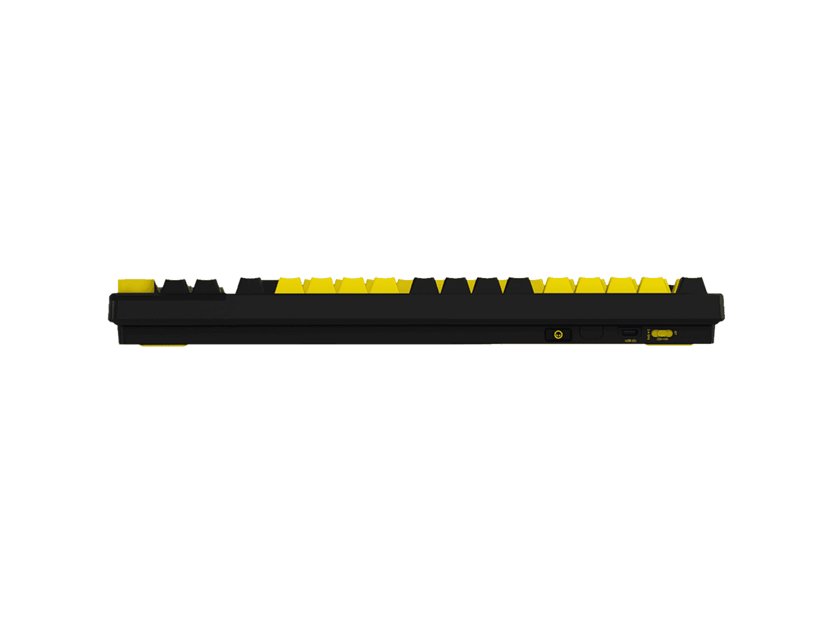 LORGAR KBP70TKLW Wireless TKL Mechanical Gaming Keyboard Pro – Black/Yellow