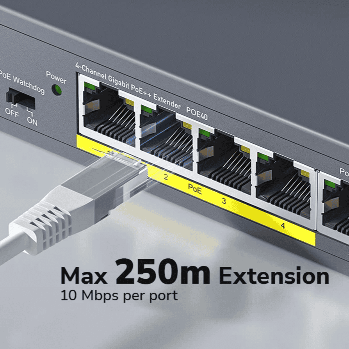 Cudy 4 Port Gigabit PoE 1x PoE Input 60W Switch