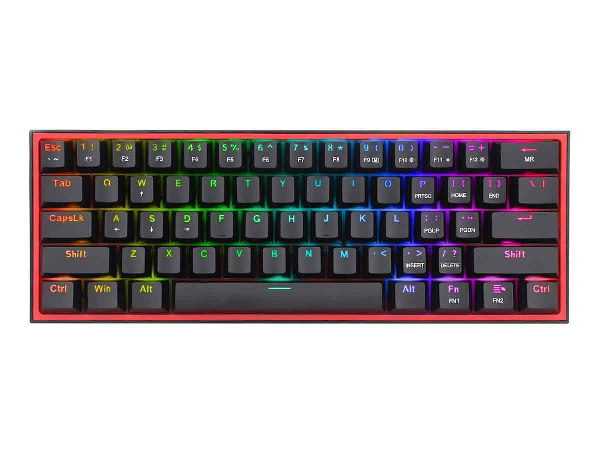 Redragon K616 FIZZ Pro 61-Key RGB Mechanical Gaming Keyboard
