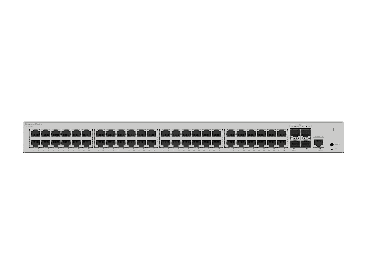 huawei s220 48t4s layer 2 managed switch, 48 x 10/100/1000base t ports, 4 x ge sfp ports