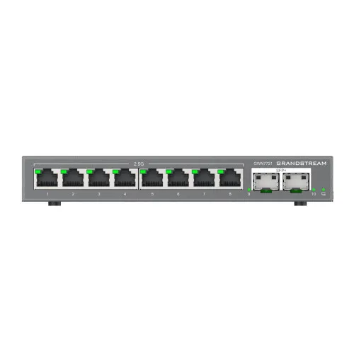 Grandstream Enterprise 8 port Lite Cloud Managed 2.5GbE Switch