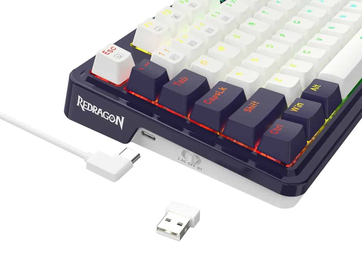 Redragon UCAL K673 PRO Mechanical Wireless Gaming Keyboard – Black