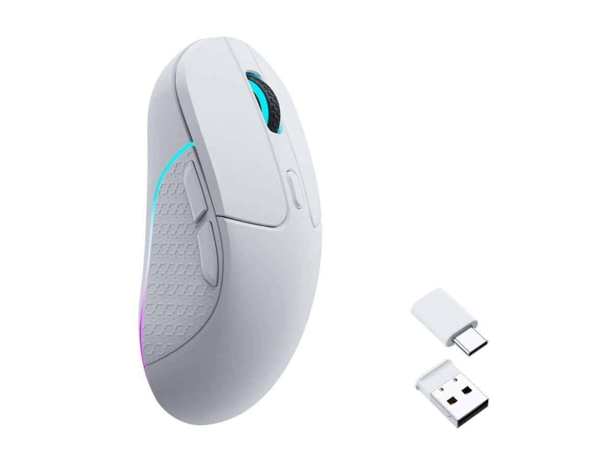 Keychron M3 RGB Wireless Optical Mouse – White