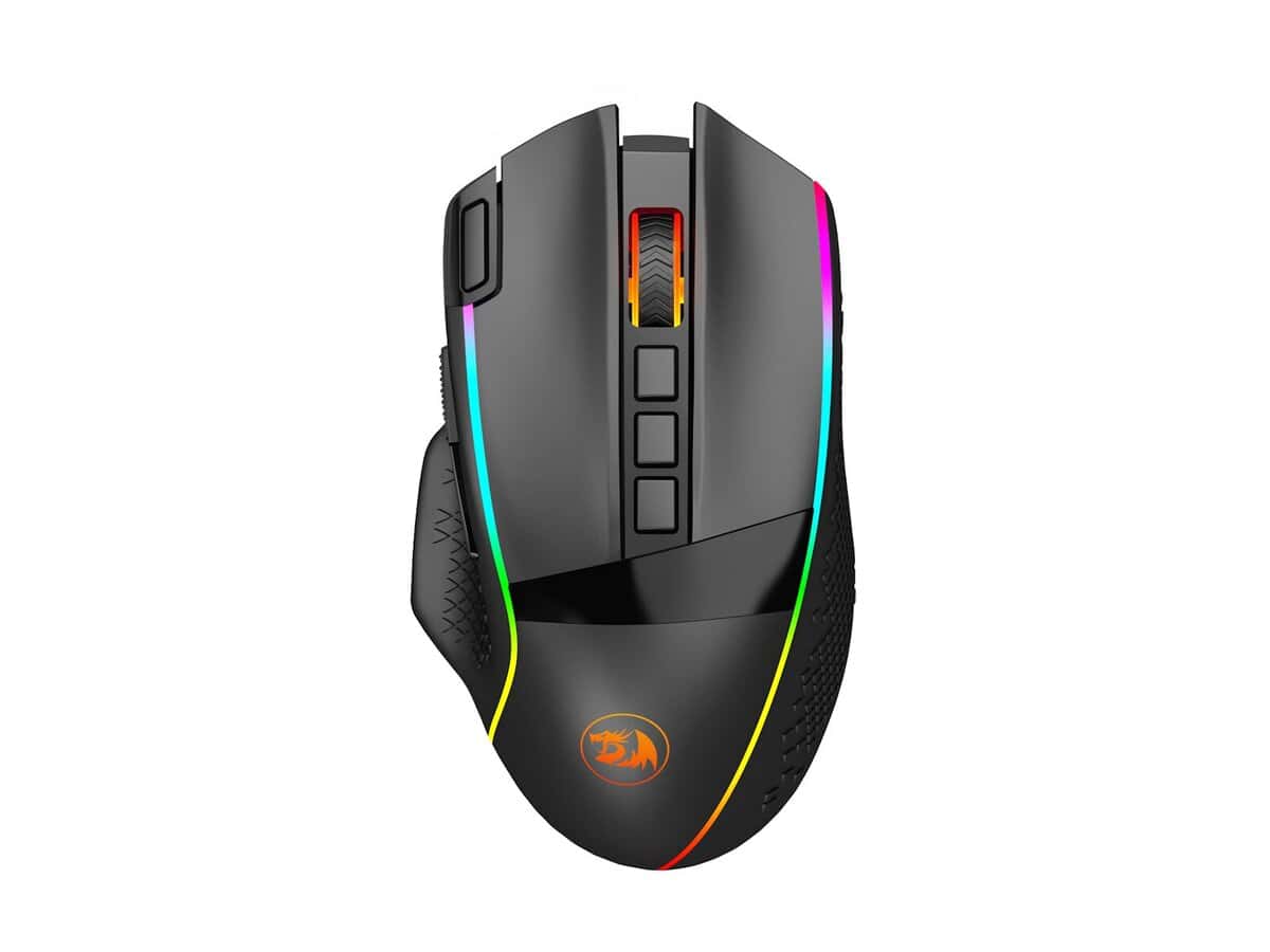 Redragon M991 RGB PRO Enlightenment 26000 DPI Wireless Gaming Mouse – Black